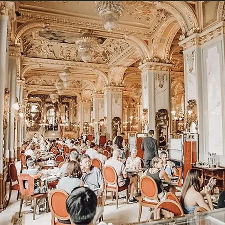 Casadeco Inspired Minimalist W/ New York Cafe Views Budapest